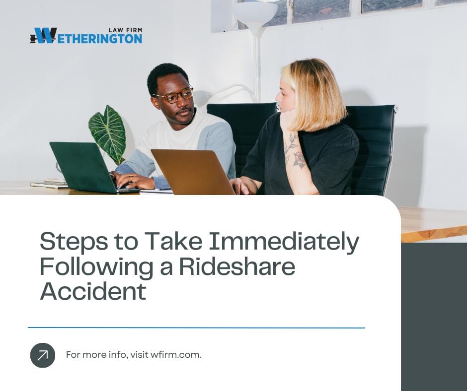 Deatiled Steps to Take Immediately Following a Rideshare Accident