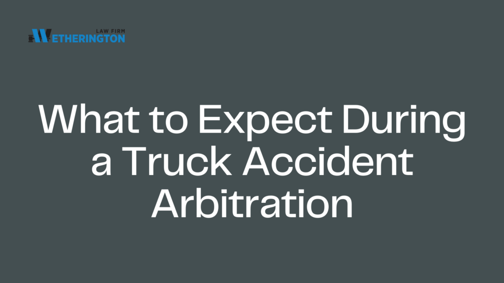 What to Expect During a Truck Accident Arbitration