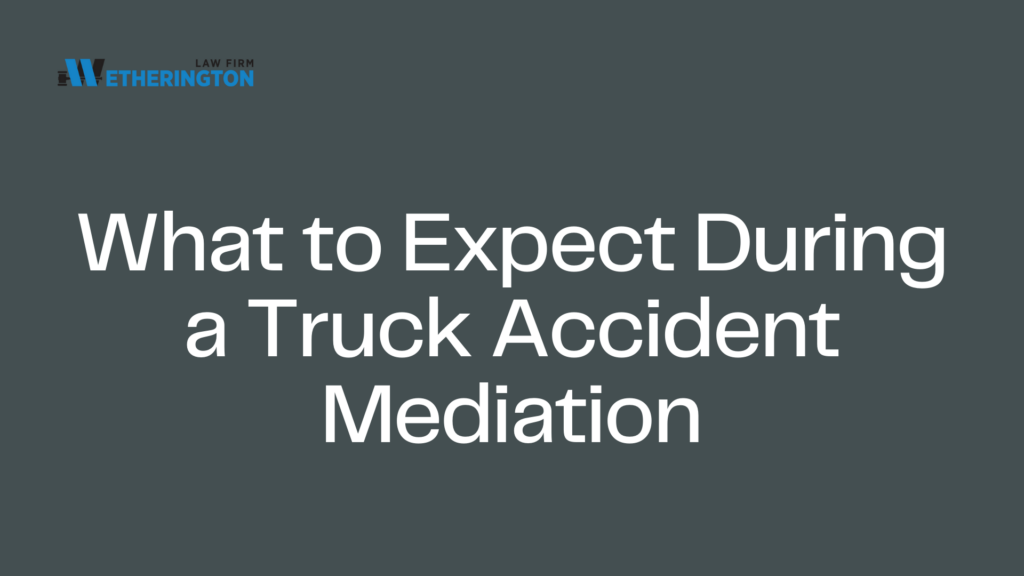 What to Expect During a Truck Accident Mediation